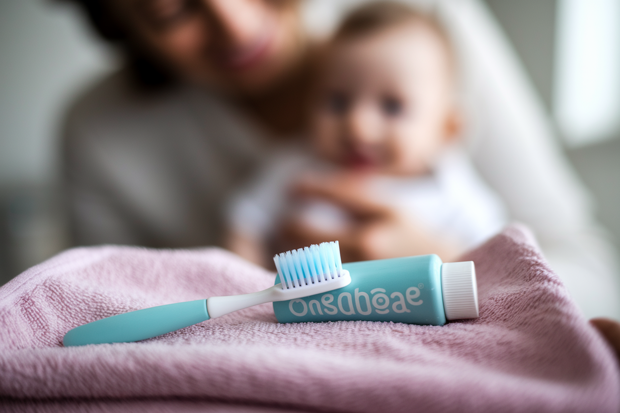 brosse-dents-bebe-dentifrice-serviette